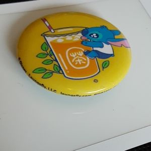 (2 for$6) 1in Stitch boba tea pin